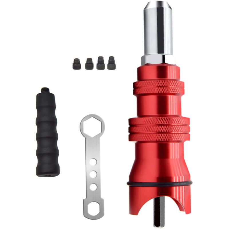 Riveteuse électrique, Kit d'adaptation de rivets pour perceuses et visseuses professionnelles sans fil, Adaptateurs de rivets pour perceuses et