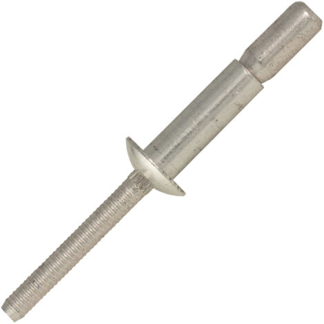 Rivets de structure Superiv tête plate aluminium SPHD Ø6,4x19mm - Boite de 250