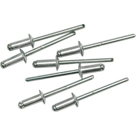 Rivets en aluminium 4,0 x 8 mm, 50 pièces.
