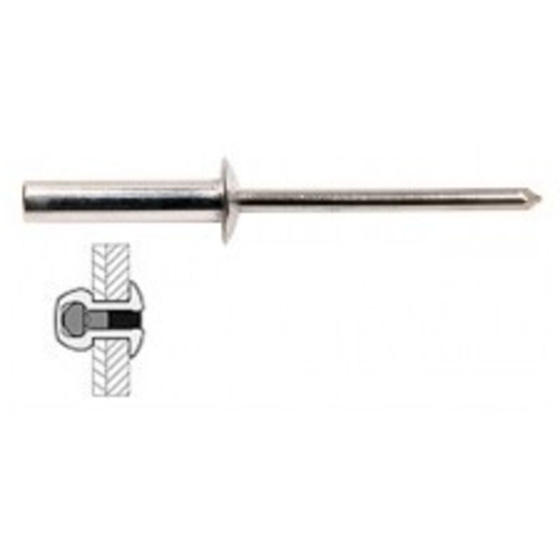 Outifrance - Rivet etanche tout alu le millewad3208