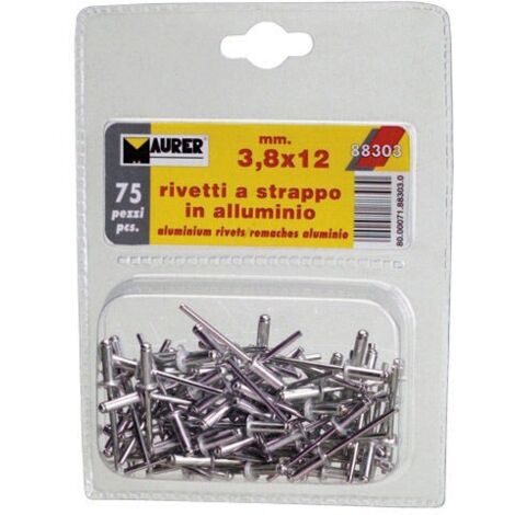 Rivets Maurer 3,40x16 mm. (75 pièces)