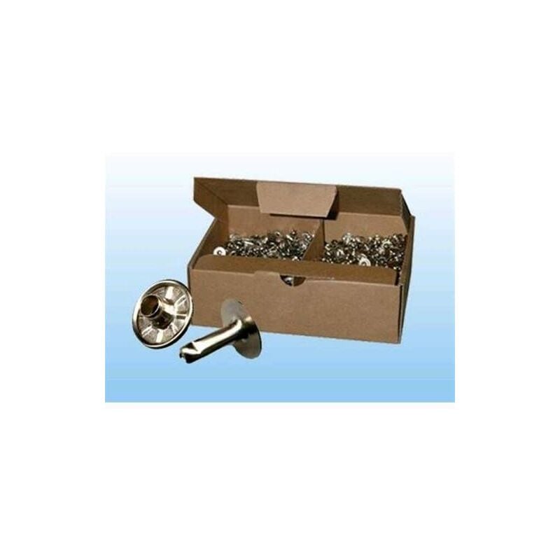 Brixo - rivets nickele male/femelle 3X3MM pack. 1000 pièces