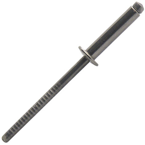 Rivets standards tête plate inox A2 BTD Ø4x8mm - Boite de 400