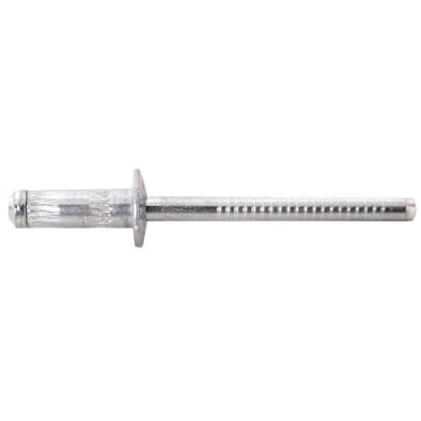 Rivets tête ronde standard haute résistance acier Gomust AC TRS 4,8x12mm serrage 3,5 à 6 mm boîte de 500 pièces - DEGOMETAL