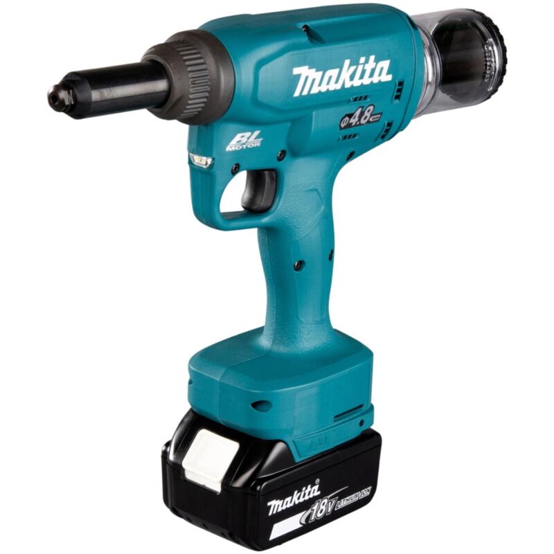 Makita - Pinze per rivettare a batteria lxt 18 v - 4,8 mm - 10 kN - 25 mm