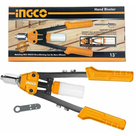 Rivettatrice manuale da Ø 3,2 a 6,4 mm - Ingco HR131