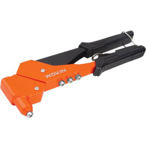 RIVETTATRICE MANUALE TESTA GIREVOLE 215811 WOKIN - ACCIAIO MM 2,4/3,2/4,0/4,8- 2 pezzi