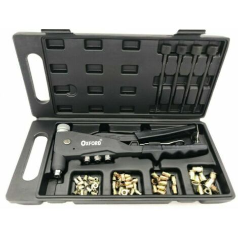 Rivettatrice professionale per rivetti filettati da M3 a M6 + 60 Inserti