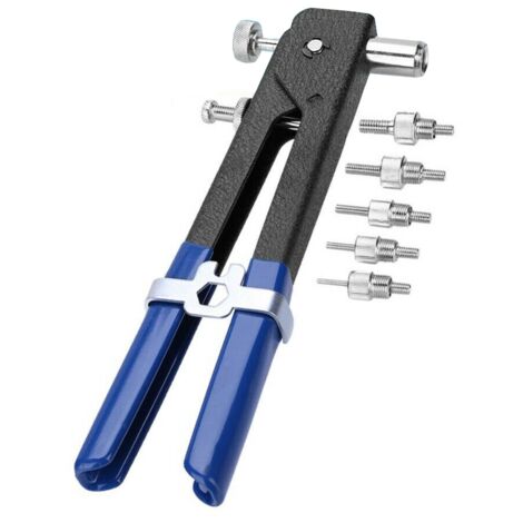 Rivettatrice professionale per rivetti filettati da M3 a M8 + 80 Inserti