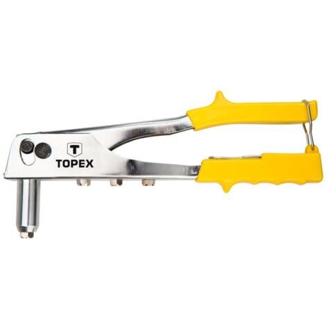 Rivettatrice Topex 43e707 alluminio manico acciaio robusto