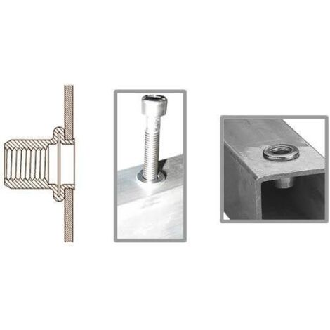 Rivetti 50 pz filettati m5 per rivettatrice in cassetta valex 1950257
