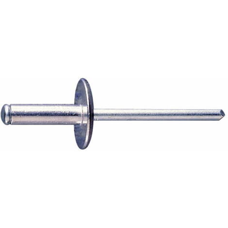 rivetti a testa larga - alluminio 4,8 x 16 - confezione da 250
