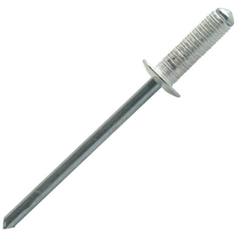 rivetti a testa piatta cannelati in alluminio/acciaio GD Ø4,8x16mm - Confezione da 500