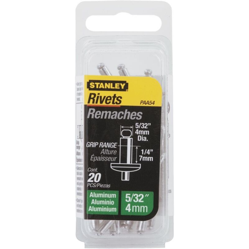 Image of Rivetti allum. 3x3mm 25 pezzi - swk Stanley