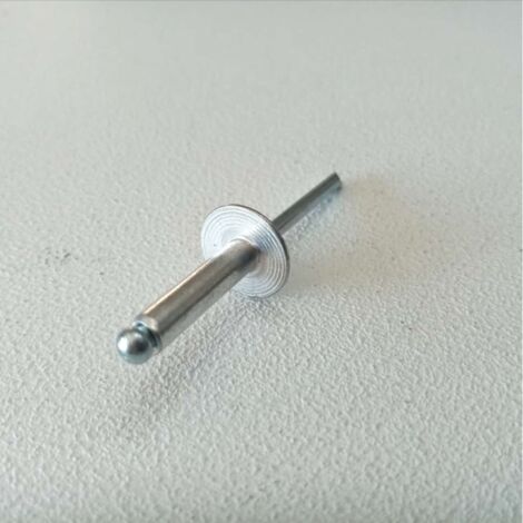 Rivetti alluminio / acciaio 4,8x20mm - 100pz testa larga modello a strappo