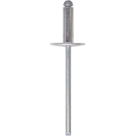 RIVETTO A STRAPPO IN ALLUMINIO 4,8 x 12 - Ø testa 14 cf. 500 pz
