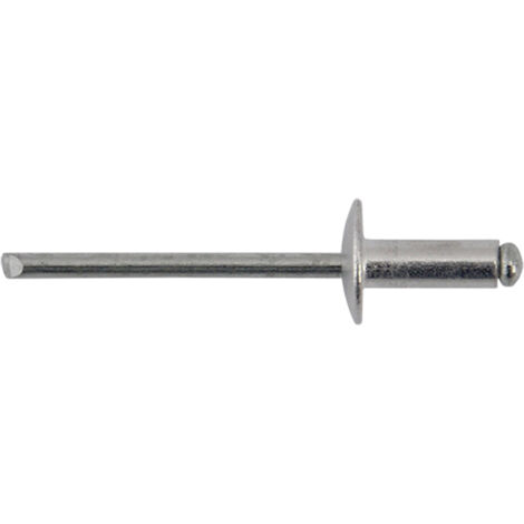 RIVETTO A STRAPPO IN ALLUMINIO 4,8 x 20 - Ø testa 14 cf. 25 pz