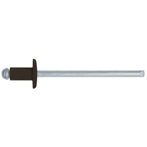 Rivetto a Strappo in Alluminio Testa di Moro 500Pz. mm.4,0X10