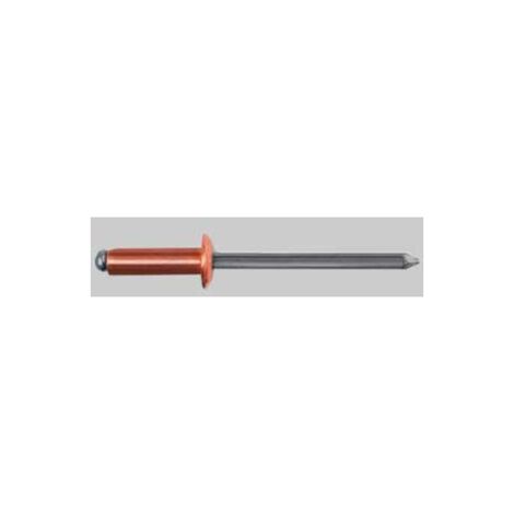 Rivetto a strappo rame 3,4x8 mm - confezione 100 pezzi