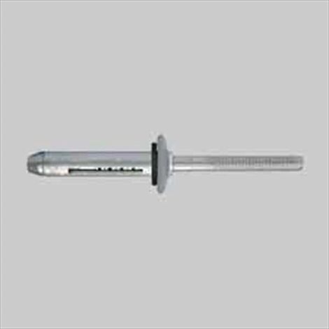 RIVETTO A STRAPPO TESTA BOMBATA CON GUARNIZIONE 5,2x19,1 mm - 250 pezzi- TECFI