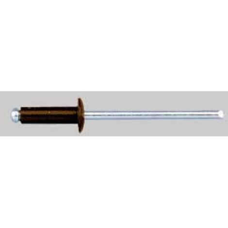 Rivetto a strappo testa di moro 4,0x8 mm - confezione 100 pezzi