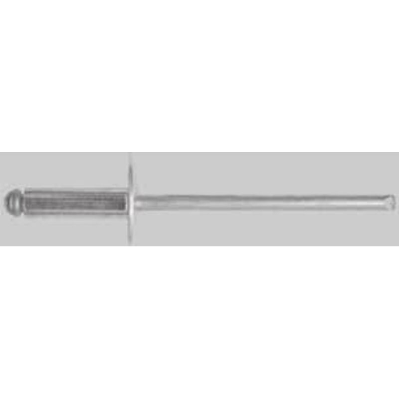 Rivetto A Strappo Testa Larga 4,8x12 Mm Confezione 50 Pezzi