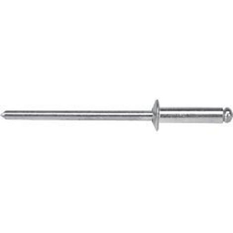 Rivetto cieco in acciaio con testa piatta 6,020MM - 956 6,020
