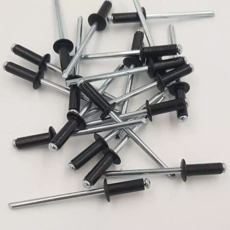 RIVETTO in ALLUMINIO NERO 4,8X12 mm RAL9005