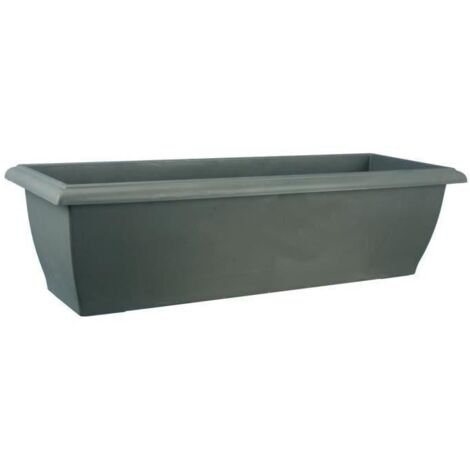 RIVIERA Jardiniere Grande Evolution 69cm - Contenance 18l - Gris
