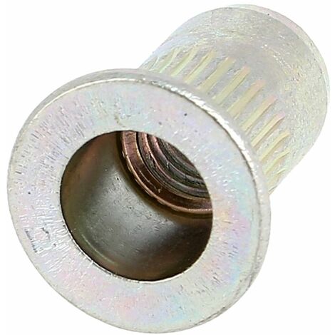 RIVKLE® Tête Plate Fut Cyl.Ouv.Mol.Cr. M5 Bichromaté Ep.2 A 3