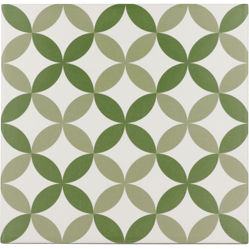 Carrelage sol / mur effet ciment à motif 20x20 cm rivoli - bergen AZUL(vendu par boite de 1m2)