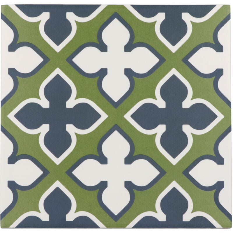 Carrelage sol / mur effet ciment à motif 20x20 cm rivoli - NAPLES(vendu par boite de 1m2)