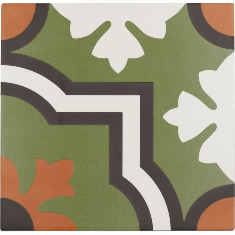 Carrelage sol / mur effet ciment à motif 20x20 cm rivoli - PARIS(vendu par boite de 1m2)