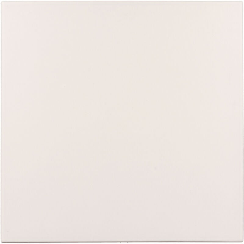 Carrelage sol / mur effet ciment uni blanc 20x20 cm rivoli white 30715(vendu par boite de 1m2)
