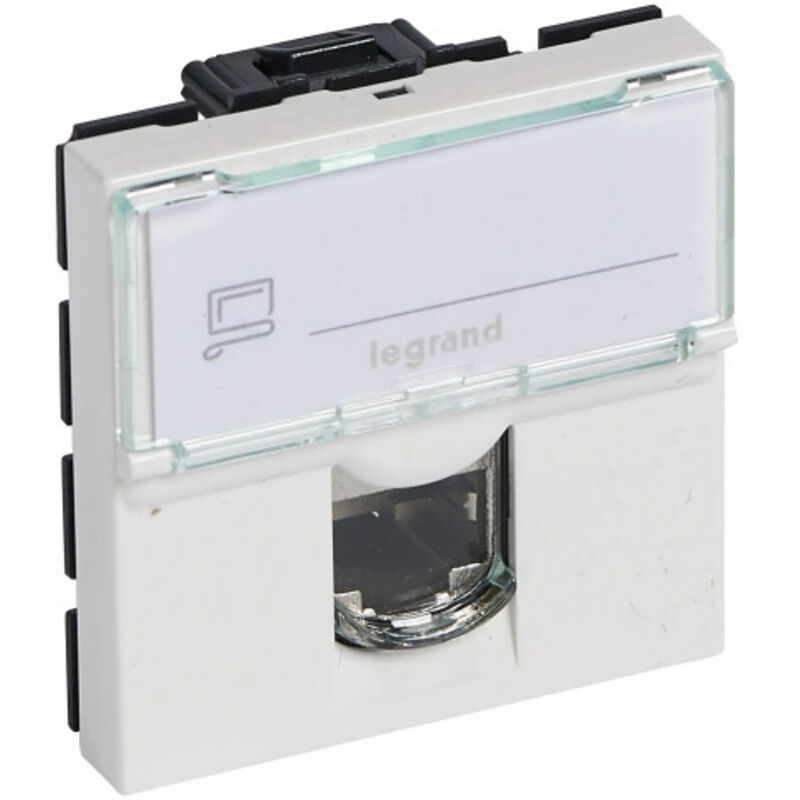 0 765 54 prise de courant RJ-45 blanc (076554) - Legrand