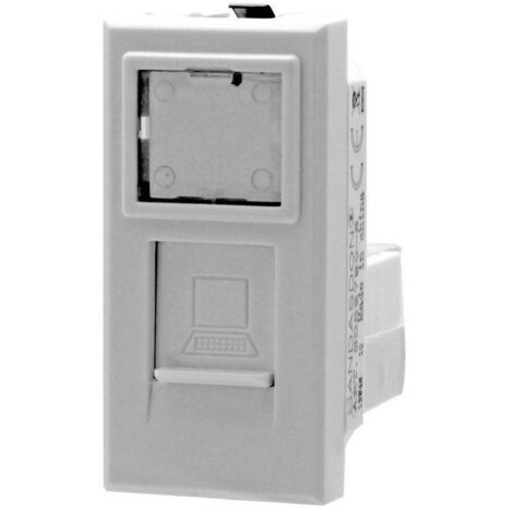 Rj45 Cat5e Bianco Coperchibile Bticino Axolute