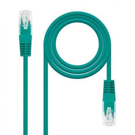 Rj45 Cat6 Cat6 Utp Cu 0,25m Verde Nanocable 10.20.0400-l25-gr