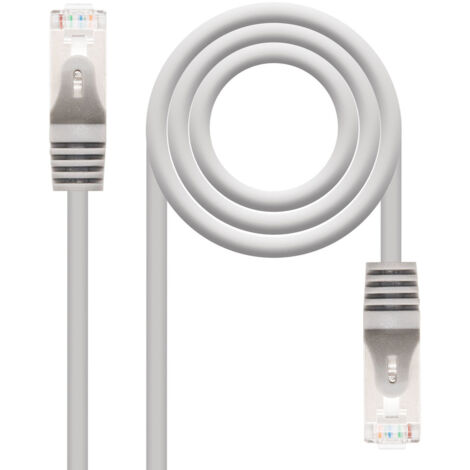 Rj45 Cat6 Rj45 Cat6 Patchcord Ftp Cca 3m Grau Nanocable 10.20.0803