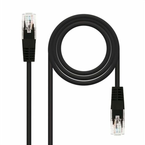 Rj45 Cat6 Utp Cu 0,30m Schwarz Nanokabel 10.20.0400-l30-bk