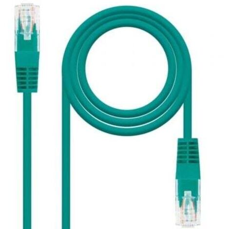 Rj45 Cat6 Utp Cu 0,30m Vert Nanocable 10.20.0400-l30-gr