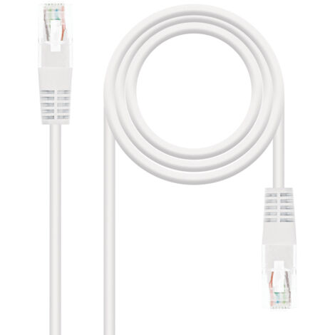 RJ45 Cat6 UTP CU 2m RJ45 Cat6 CU 2m Patchkabel WHITE