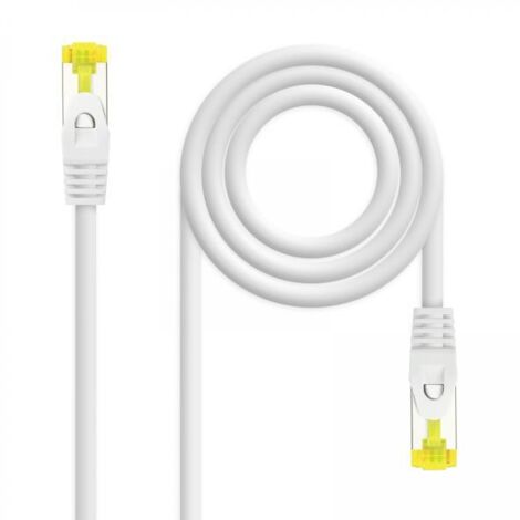 Rj45 Cat6a S/ftp Cu Lszh 0,25m White Nanocable 10.20.1900-l25-w