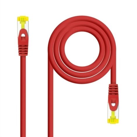 Rj45 Cat6a S/ftp Cu Lszh 0,30m Rouge Nanocable 10.20.1900-l30-r