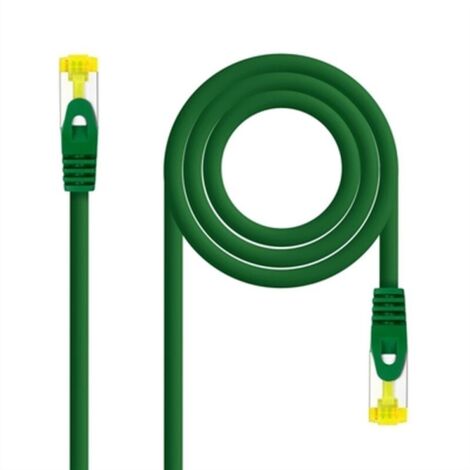 Rj45 Cat6a S/ftp Cu Lszh 0,30m vert Nanocable 10.20.1900-l30-gr