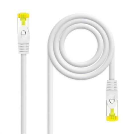 Rj45 Cat6a S/ftp Cu Lszh 0,30m White Nanocable 10.20.1900-l30-w