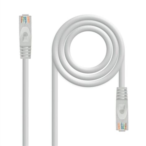 Rj45 Cat6a Utp Cu Lszh 0,25m gris Nanocable 10.20.1800-l25