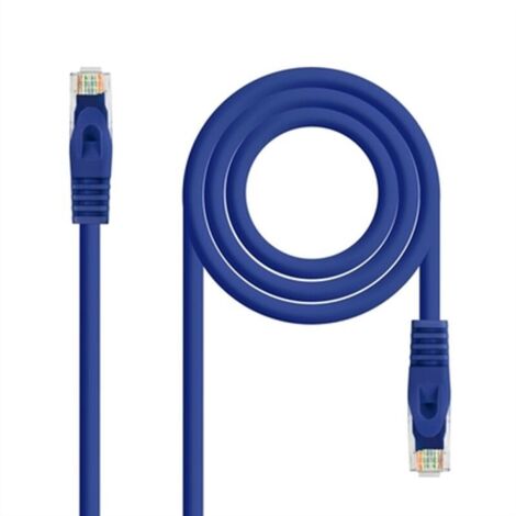 Rj45 Cat6a Utp Cu Lszh 0.30m Blue Nanocable 10.20.1800-l30-bl Rj45 Cat6a Patch Cord