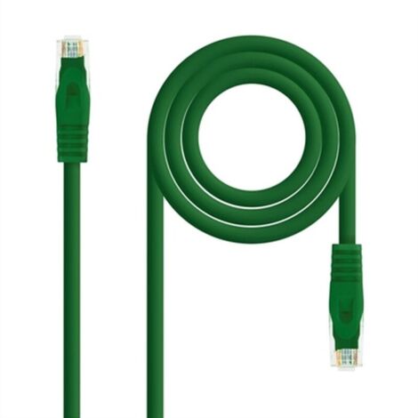 Rj45 Cat6a Utp Cu Lszh 0,30m vert Nanocable 10.20.1800-l30-gr