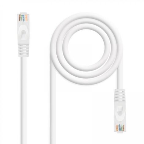 Rj45 Cat6a Utp Cu Lszh 0,30m White Nanocable 10.20.1800-l30-w