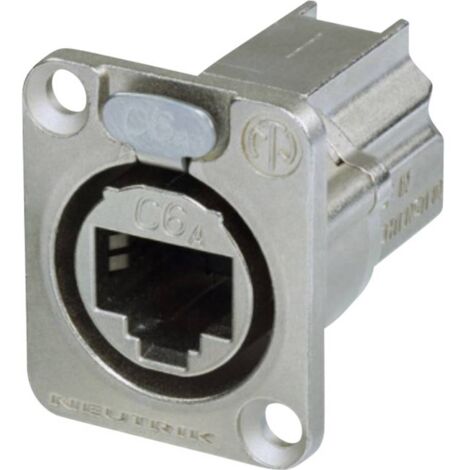 RJ45 connecteur de données série etherCon® D Neutrik NE8FDX-P6 RJ45 femelle, droit Pôle: 8P8C nickel
